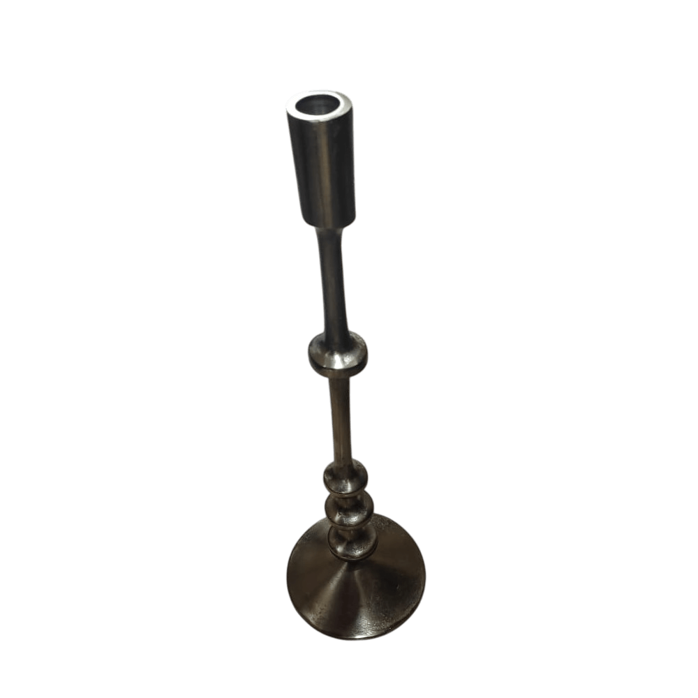 ALUMINIUM BIG TAPER CANDLE HOLDER